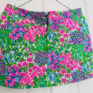 Lilly Pulitzer Vibrant Floral Skort.